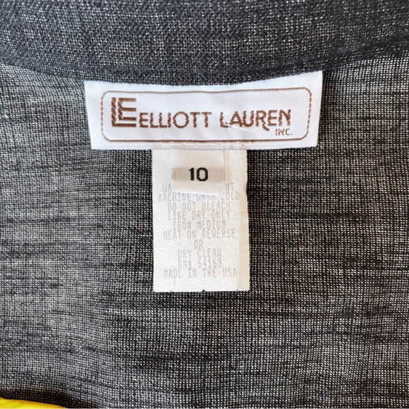 ELLIOTT LAUREN Black Denim Jacket - Picture 12 of 14
